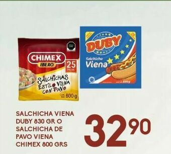 Alsuper Salchichas chimex oferta
