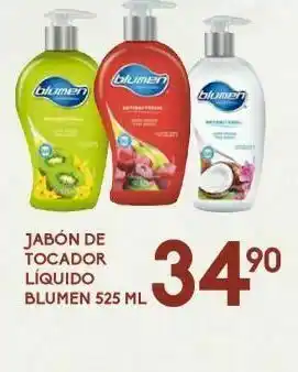 Alsuper Jabón líquido blumen 525 ml oferta