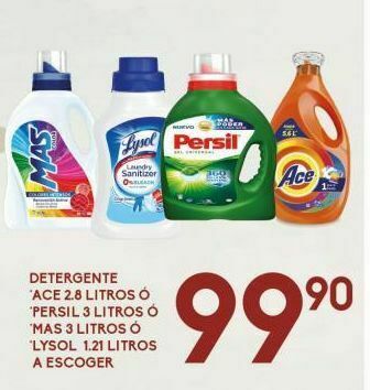 Alsuper Detergente líquido a escoger oferta