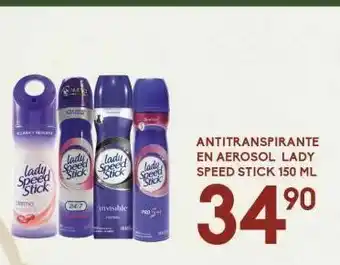 Alsuper Desodorante en aerosol lady speed stick oferta