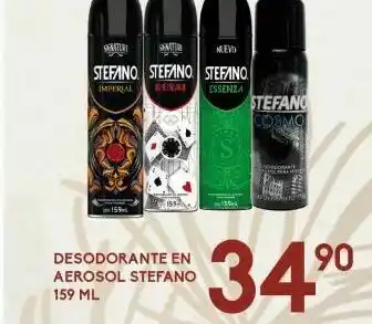 Desodorante en aerosol stefano