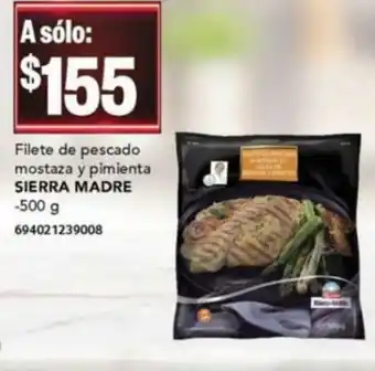 City Club Filete de pescado mostaza y pimienta SIERRA MADRE 500g oferta