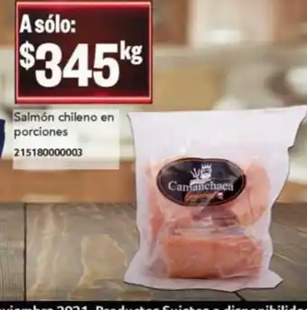Salmon chileno en porciones