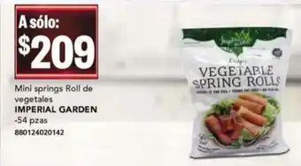 Mini springs Roll de vegetales IMPERIAL GARDEN