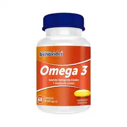 Farmacias Benavides Omega 3 Salmón Salvaje, Linaza oferta