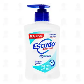Farmacias Guadalajara Jabón Líquido para Manos Escudo Antibacterial Protección y Frescura, 225 ml oferta