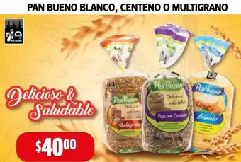 Farmacias Guadalajara Pan bueno blanco, centeno o multigrano oferta