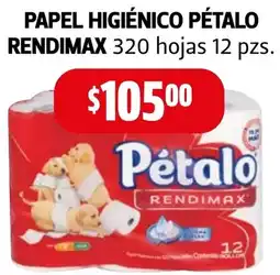 Farmacias Guadalajara Higiénico pétalo papel rendimax oferta