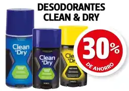 Farmacias Guadalajara Clean & dry desodorantes oferta
