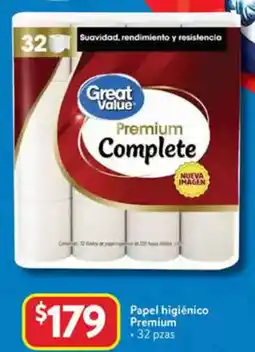 Walmart Premium papel higiénico oferta
