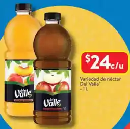 Walmart Del valle variedad de néctar oferta