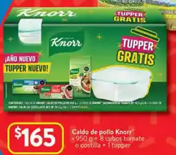 Walmart Knorr caldo de pollo oferta