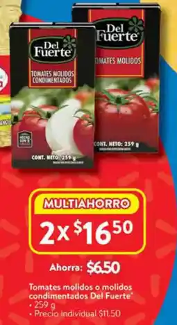 Walmart Del fuerte tomates molidos o molidos condimentados oferta
