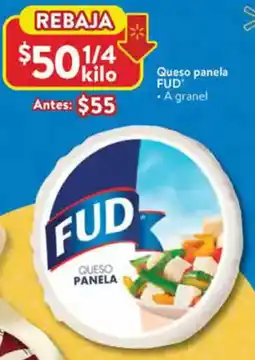Walmart Fud queso panela oferta
