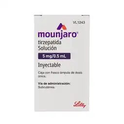 Farmacias Benavides 5 mg/0.5 ml Tirzepatida Solución Inyectable oferta