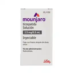 Farmacias Benavides 2.5 mg/0.5 ml Tirzepatida Solución Inyectable oferta