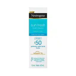 Farmacias Benavides SunFresh HydroBoost Protector Solar Facial Sin ColorFPS50 oferta