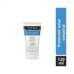 Farmacias Benavides Sun Fresh Protector Solar Corporal 50+ oferta