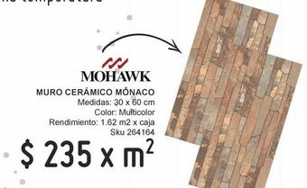 Muro cerámico mónaco beige 30x60 cm