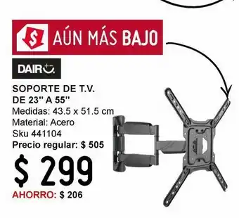 Soporte tv inclinable
