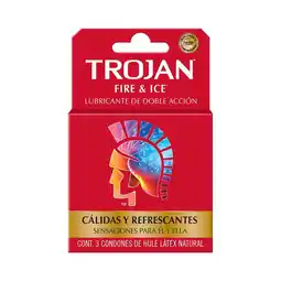 Farmacias Benavides Condones Fire y Ice Lubricante de Doble Acción oferta