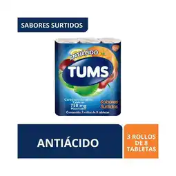 Farmacias Benavides 750 mg Carbonato De Calcio Sabores Surtidos oferta