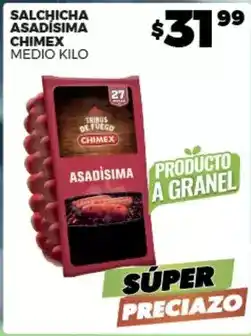 Merco Chimex - salchicha asadísima oferta