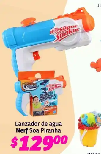 Soriana Híper Nerf lanzador de agua soa piranha oferta