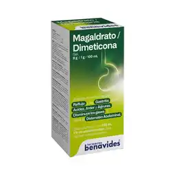 Farmacias Benavides 8 g/1 g/100 ml Magaldrato, Dimeticona Gel oferta