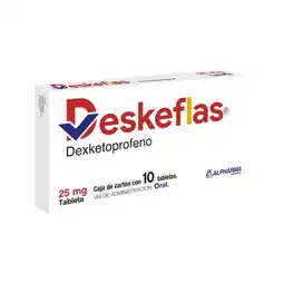 Farmacias YZA Deskeflas 25Mg 10 Tabs oferta