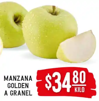 Soriana Híper Manzana golden a granel oferta