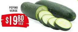 Soriana Híper Pepino verde oferta