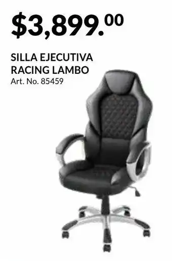 Silla ejecutiva racing jumbo