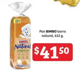 Soriana Híper Pan BIMBO barra natural oferta