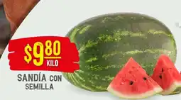 Soriana Híper Sandía con semilla oferta