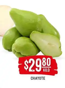Soriana Híper Chayote oferta