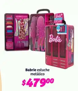Soriana Híper Barbie estuche metálico oferta