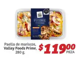 Soriana Híper Paella de mariscos Valley Foods Prime oferta