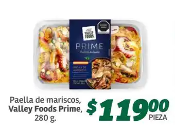 Soriana Súper Paella de mariscos, Valley Foods Prime, 280 g oferta