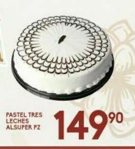 Alsuper Pastel tres leches alsuper pz oferta