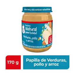 Farmacias YZA Gerber Papilla Etapa 3 Pollo, Verduras y Arroz 170g oferta