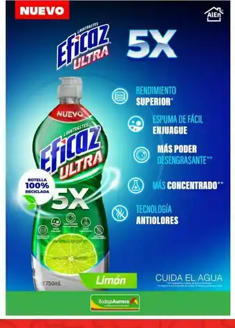 Bodega Aurrerá Detergente lavavajillas eficaz oferta