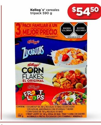 Bodega Aurrerá Cereales kellogg's oferta