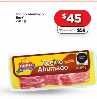 Tocino ahumado burr