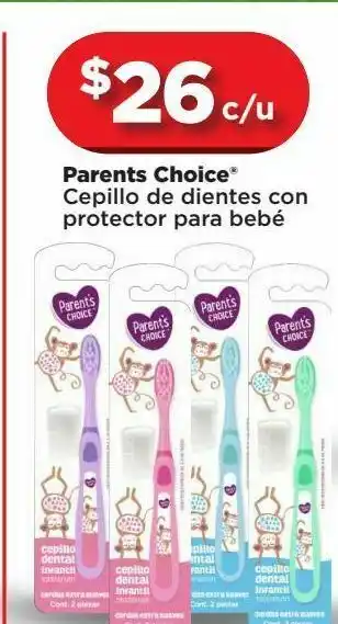 Bodega Aurrerá Cepillo de dientes infantil parent´s choice oferta