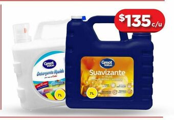 Bodega Aurrerá Suavizante de telas great value oferta