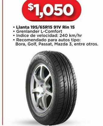 Bodega Aurrerá Llantas oferta