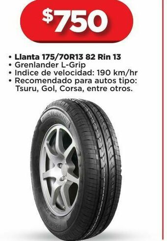 Bodega Aurrerá Llantas oferta
