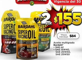 Aceite coche bardahl