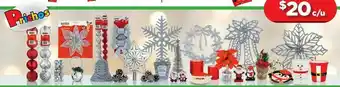 Bodega Aurrerá Adornos de navidad oferta